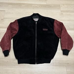 Vintage 90s Office Depot Varsity Bomber Jacket 2XL